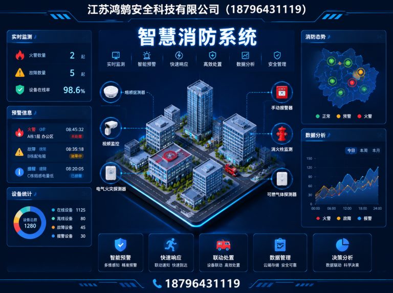 泰安消防通信指挥展示图